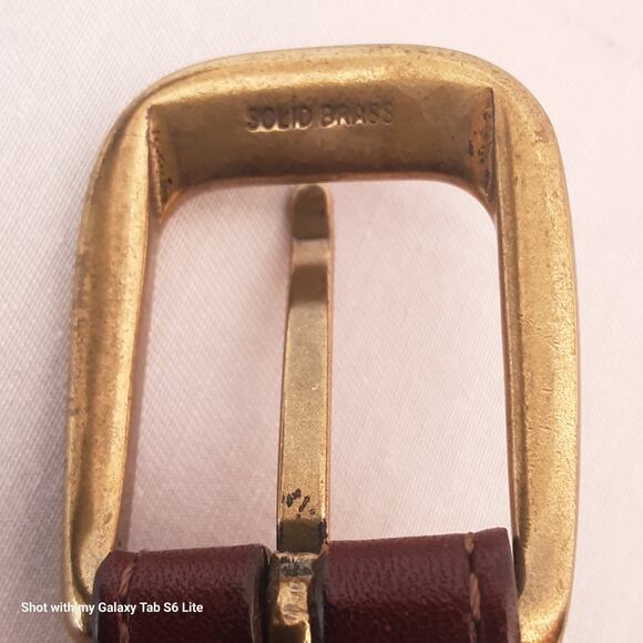 Distressed All Leather Surcingle Belt 3XL Waist Tooled Diamond Pattern Brown - Picture 9 of 13